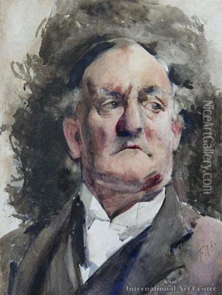 Portrait Of A Judge Oil Painting - Frances Mary Hodgkins