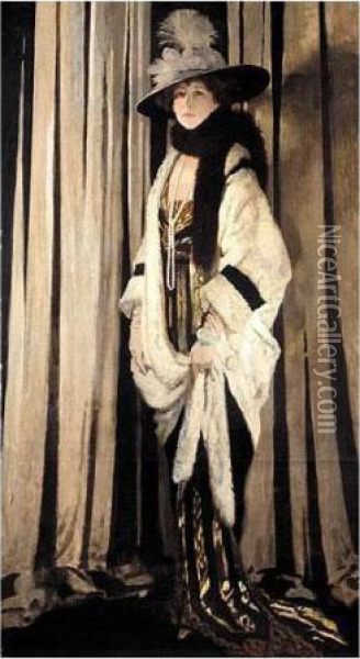 Mrs St. George Oil Painting - Sir William Newenham Montague Orpen