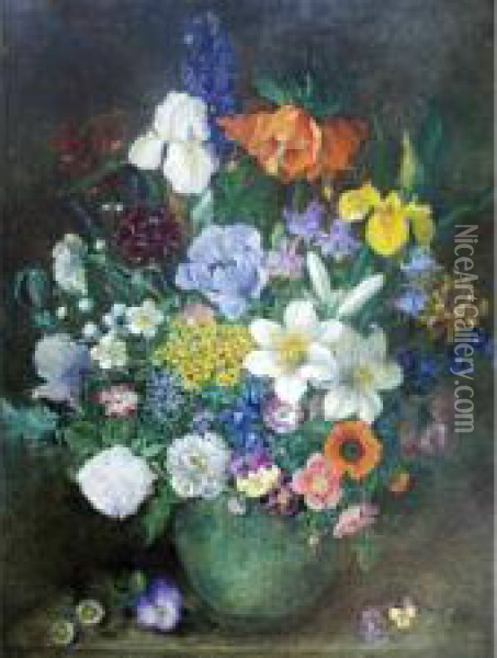 The Flowers Of Shakespeare Oil Painting - Winifred Walker