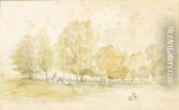 Paysage D'automne Oil Painting - Camille Pissarro