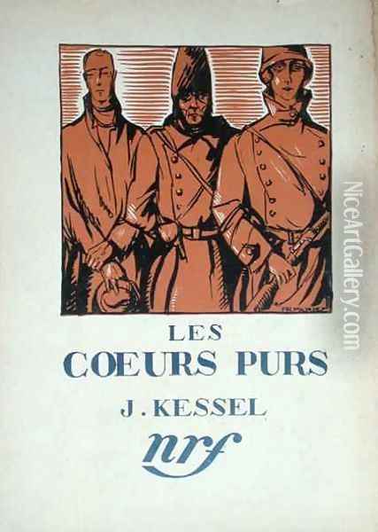 Front cover illustration for Les Coeurs Purs by Joseph Kessel 1898-1979, 1927 Oil Painting - F.R. Parry