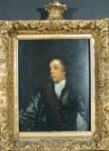 Portrait Of A Gentleman, Purportedly Frederick, Earl Of Carlisle Oil Painting - Sir Joshua Reynolds