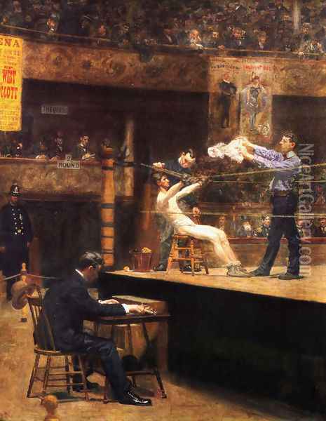 In the mid-time Oil Painting - Thomas Cowperthwait Eakins