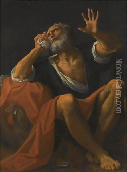 The Penitent Saint Peter Oil Painting - Lodovico Carracci