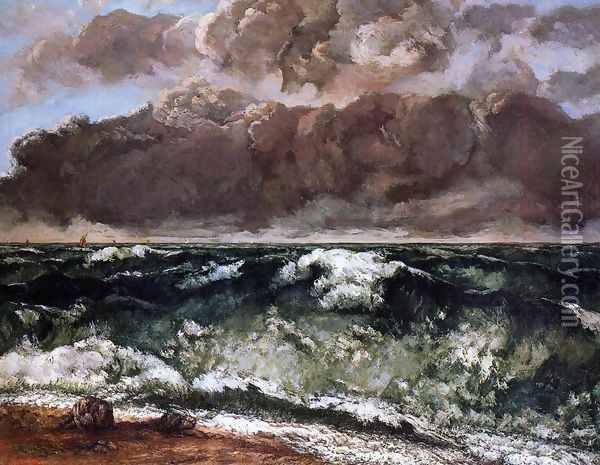 The Wave II Oil Painting - Gustave Courbet