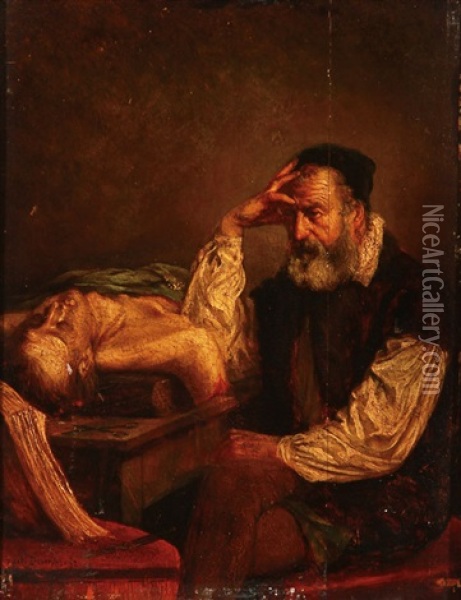 The Surgeon Oil Painting - Victor Dumas