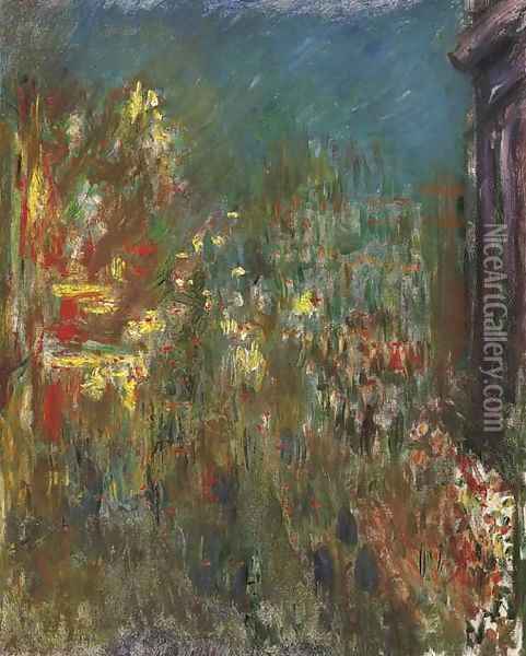 Leicester Square, la nuit Oil Painting - Claude Oscar Monet