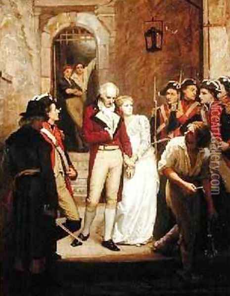 Scene from the French Revolution Oil Painting - Walter William Ouless