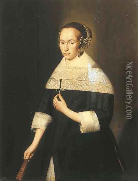Portrait of a young lady Oil Painting - Jan Albertsz. Rootius