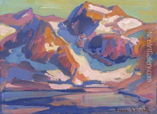 Sierra Mountains Oil Painting - Franz Bischoff