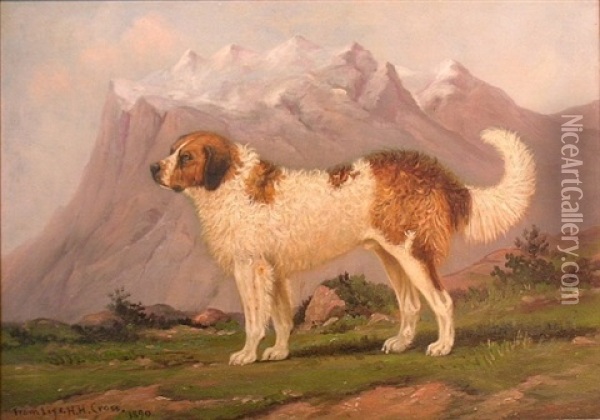 Gladstone Oil Painting - Henry H. Cross