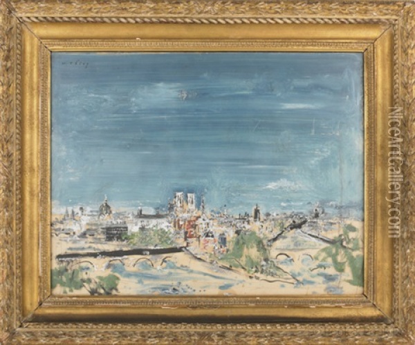 View Of Paris Oil Painting - Wilhelm Thoeny