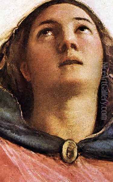 Assumption of the Virgin (detail-1) 1516-18 Oil Painting - Tiziano Vecellio (Titian)