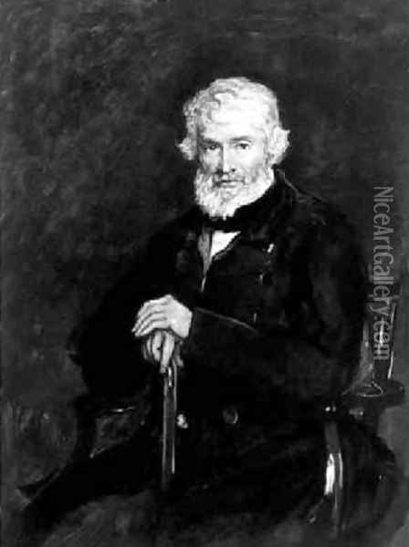Thomas Carlyle 1795-1881 Oil Painting - Sir John Everett Millais