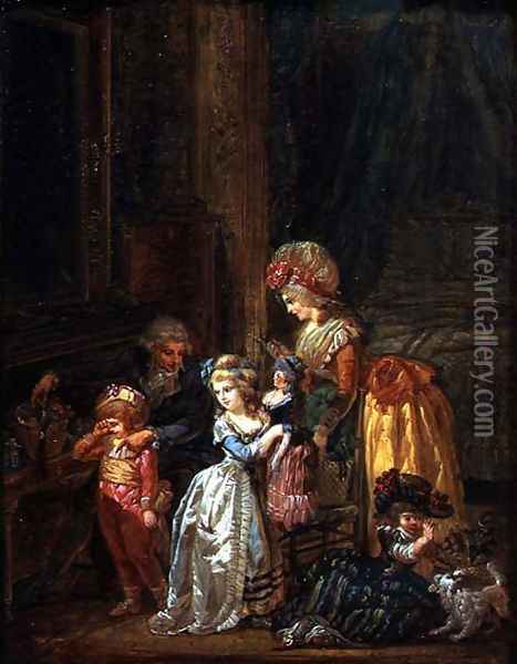 St. Nicholass Day Oil Painting - Francois Louis Joseph Watteau