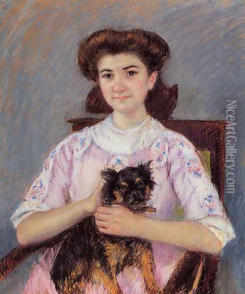 Portrait Of Marie Louise Durand Ruel Oil Painting - Mary Cassatt