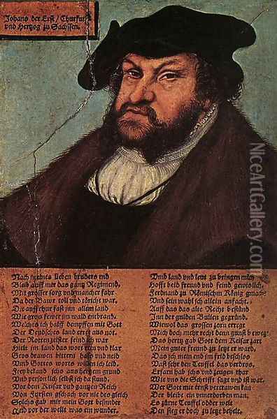 Frederick III the wise Oil Painting - Lucas The Elder Cranach