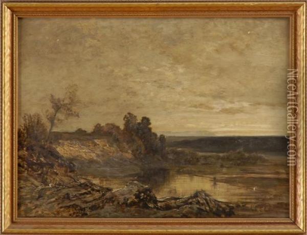 Landscape Oil Painting - Joseph Wenglein