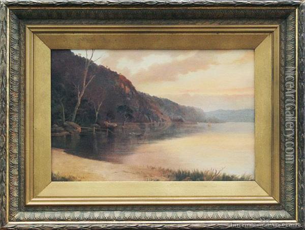 Lake Waikaremoana Oil Painting - Albert Edward Aldis
