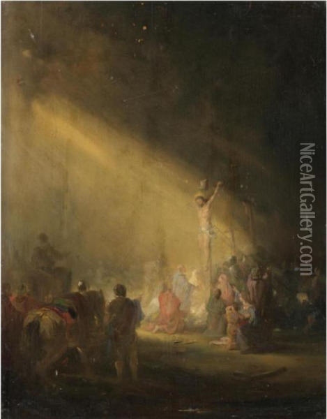 The Crucifixion Oil Painting - Rembrandt Van Rijn