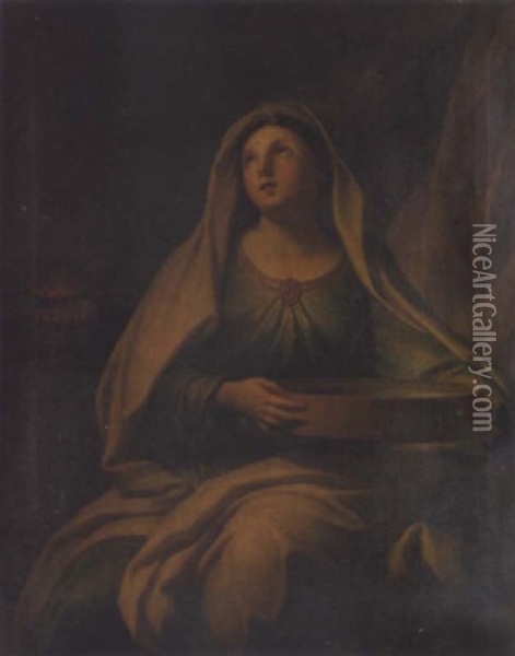 The Vestal Virgin Tuccia Oil Painting - Francesco Giovanni Gessi