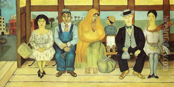 The Bus 1929 Oil Painting - Frida Kahlo