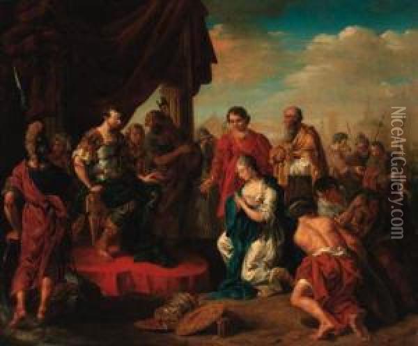 The Continence Of Scipio Oil Painting - Sebastiano Ricci