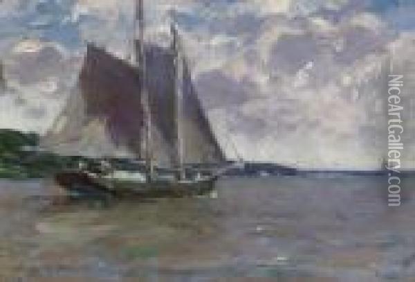 Outward Bound Oil Painting - Irving Ramsay Wiles