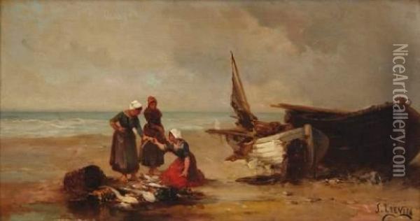 Bord De Mer Oil Painting - Joseph Lievin