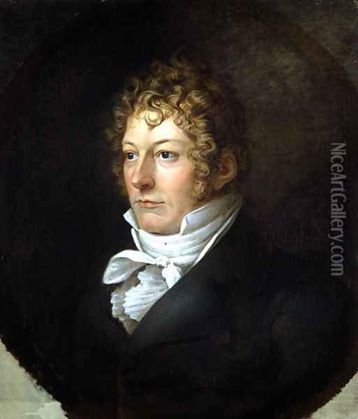 Portrait of Johann Philipp Peterson b.1764 1809 Oil Painting - Philipp Otto Runge