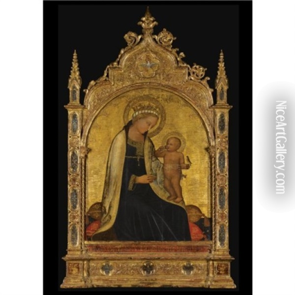 Madonna Of Humility Oil Painting -  Pietro di Domenico