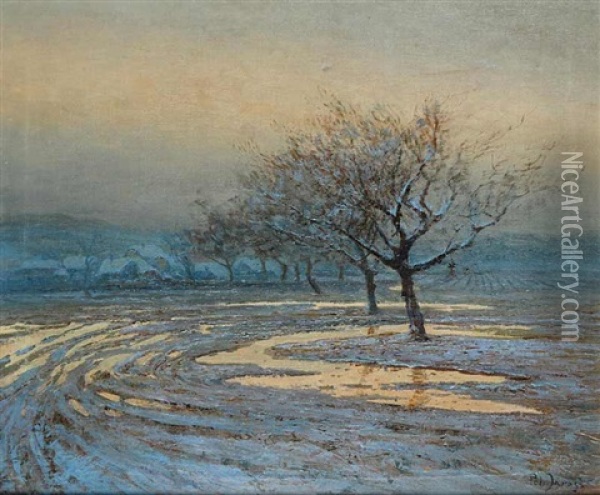 Early Spring Oil Painting - Petr Jaros