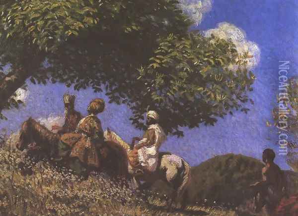 The Three Magi 1903 Oil Painting - Bela Ivanyi Grunwald