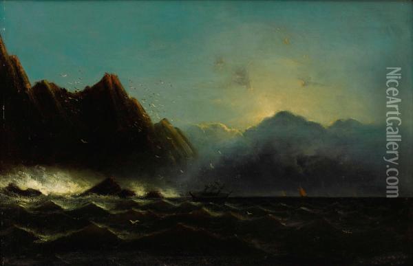 A Light Breeze Oil Painting - James Hamilton