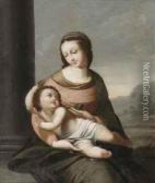 The Bridgewater Madonna Oil Painting - Raphael (Raffaello Sanzio of Urbino)