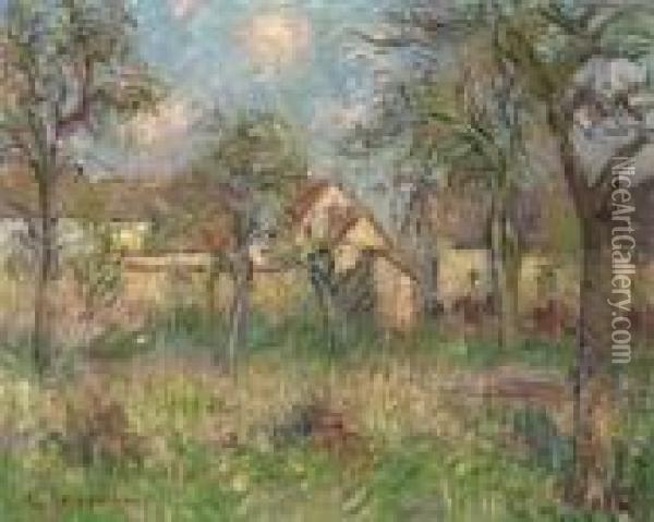 Le Jardin Oil Painting - Gustave Loiseau