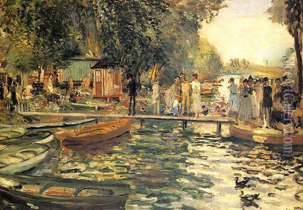 La Grenouillere Oil Painting - Pierre Auguste Renoir