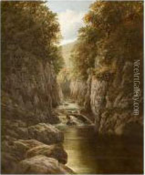 The Fairy Glen Oil Painting - Henry W. Henley