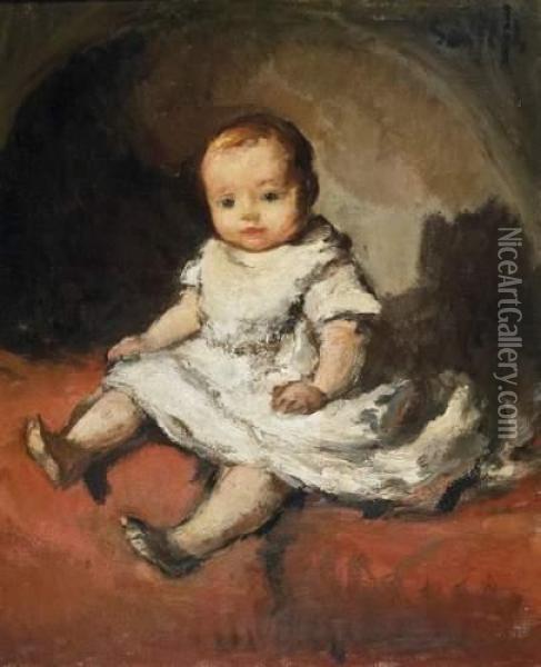 Portrait D'enfant Oil Painting - Jakob Smits