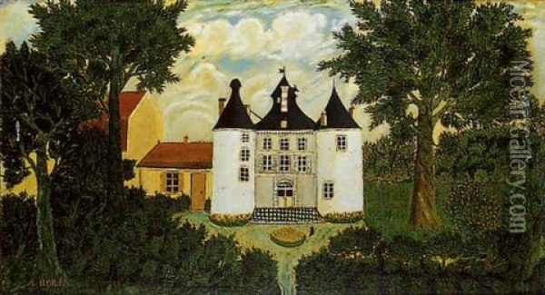 Le Chateau Oil Painting - Alexandre Boileau