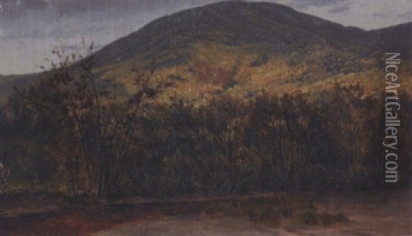A New England Autumn Landscape Oil Painting - Horace Wolcott Robbins