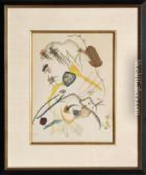 Abstract Composition Oil Painting - Wassily Kandinsky
