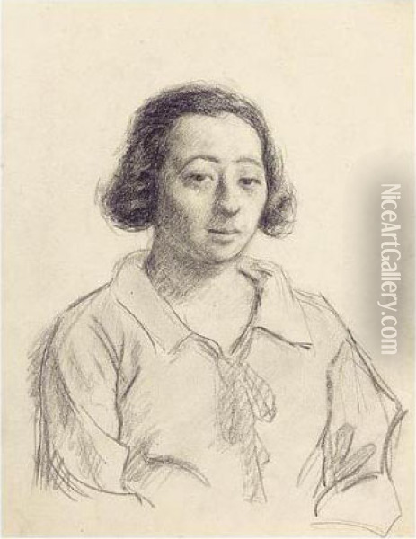 Study Of A Woman In A Chemise Oil Painting - Roderic O'Conor