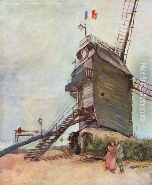 Le Moulin de la Galette Oil Painting - Vincent Van Gogh