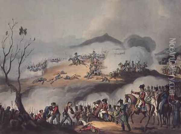 Battle of Orthes Oil Painting - William Heath