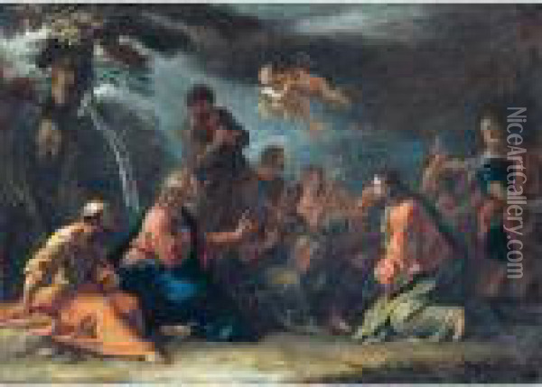The Sermon On The Mount Oil Painting - Sebastiano Ricci