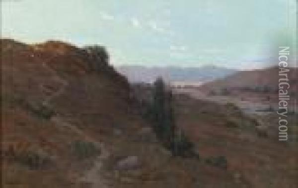 Alysian Hills Oil Painting - Elmer Wachtel