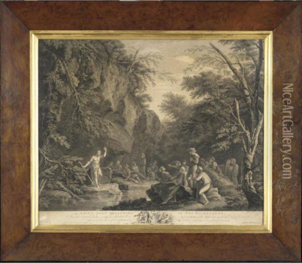 Landscape With Polyphemus; And Landscape With The Death Of Phocian Oil Painting - Nicolas Poussin