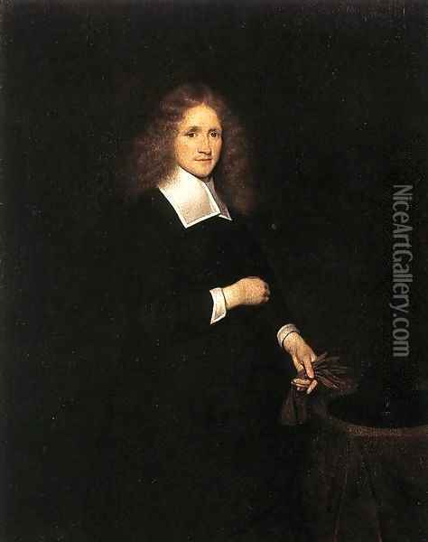 Portrait of a Young Man 2 Oil Painting - Gerard Terborch