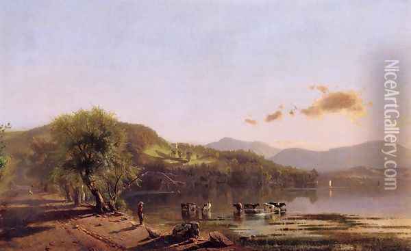 Mount Merino Oil Painting - Arthur Parton